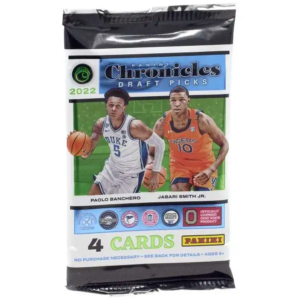 NBA Panini 2022 Chronicles Basketball Draft Picks Trading Card BLASTER Pack [4 Cards]