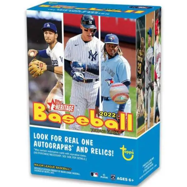 MLB Topps 2022 Heritage Baseball Trading Card BLASTER Box [8 Packs]