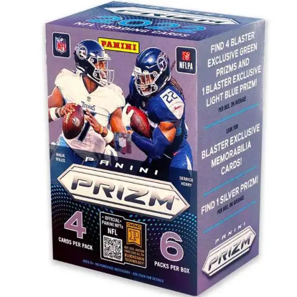 NFL Panini 2022 Prizm Football Trading Card BLASTER Box [6 Packs]