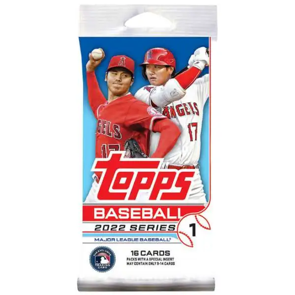 MLB Topps 2022 Series 1 Baseball Trading Card RETAIL Pack [16 Cards]