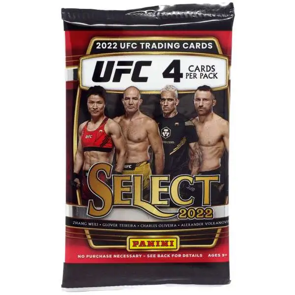 Panini 2022 Select UFC Trading Card BLASTER Pack [4 Cards]