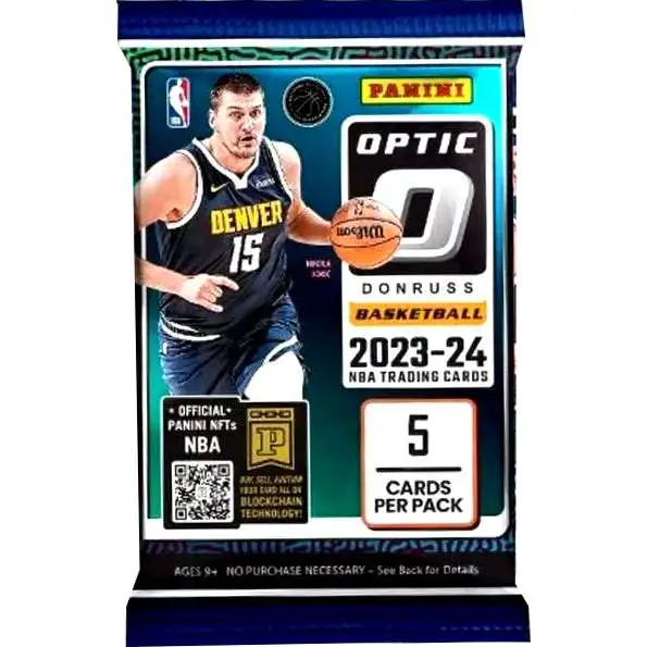 NBA Panini 2023-24 Donruss Optic Basketball Trading Card BLASTER Pack [5 Cards]