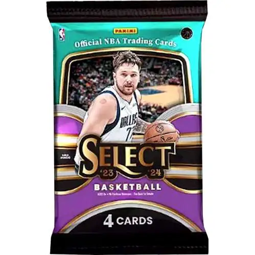 NBA Panini 2023-24 Select Basketball Trading Card BLASTER Pack [4 Cards]