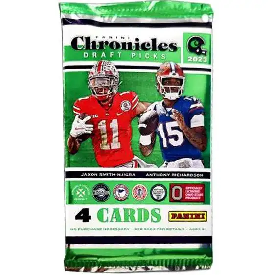 2022 Panini NFL Chronicles Draft Picks Football Trading Card Blaster Box