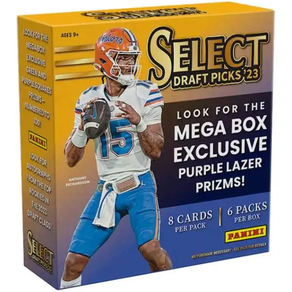 2021 Panini Prizm Draft Picks College Football Mega Box (Gold Ice Prizm) 2x  Lot - 2021 - US