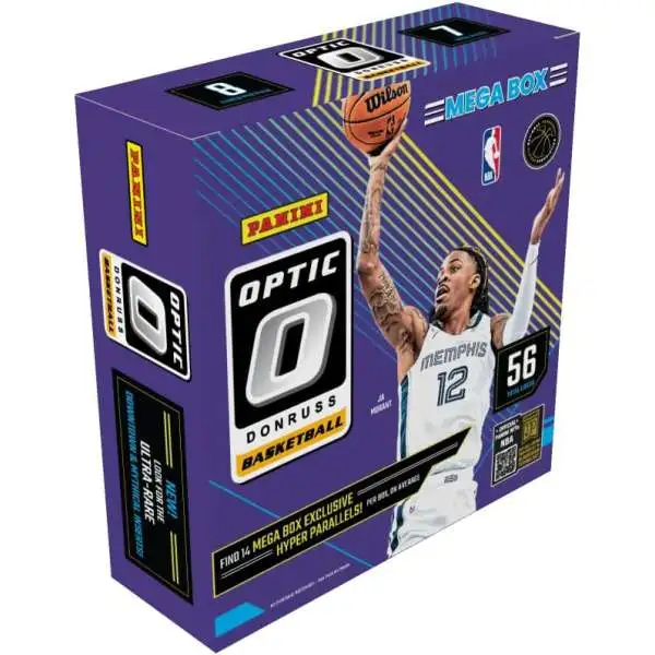 NBA Panini 2024-25 Donruss Optic Basketball Trading Card MEGA Box [7 Packs, 8 Cards Per Pack]