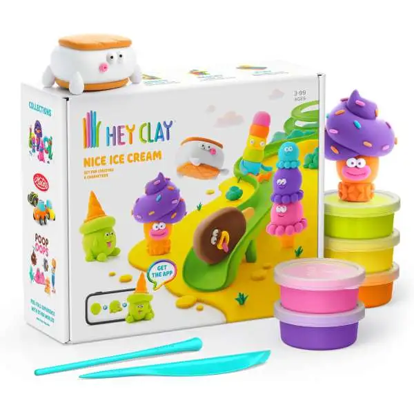 Hey Clay Nice Ice Cream Art Kit