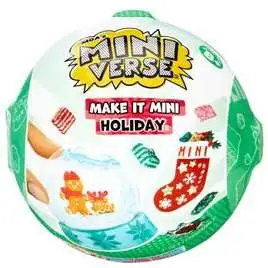 Miniverse Make It Mini Holiday Mini Collectibles Mystery Pack [1 RANDOM Festive DIY Creation]