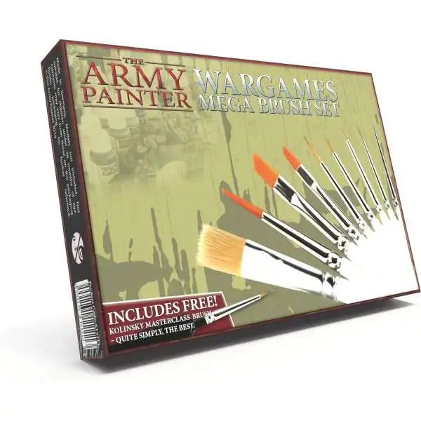 The Army Painter Wargamer Mega Brush Set