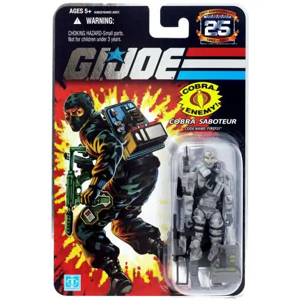 GI Joe 25th Anniversary Wave 3 Firefly Action Figure