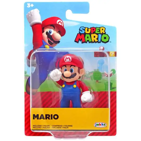 World of Nintendo Super Mario Wave 25 Standing Mario 2.5-Inch Mini Figure [Loose]