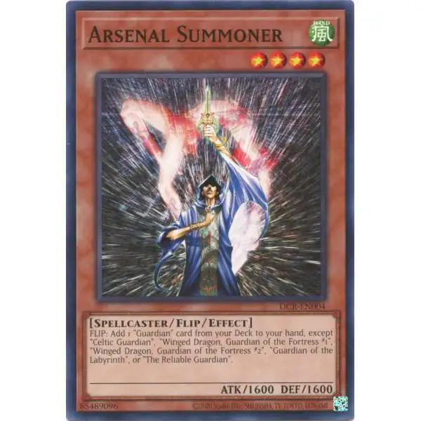 YuGiOh Trading Card Game Dark Crisis 25th Anniversary Common Arsenal Summoner DCR-EN004