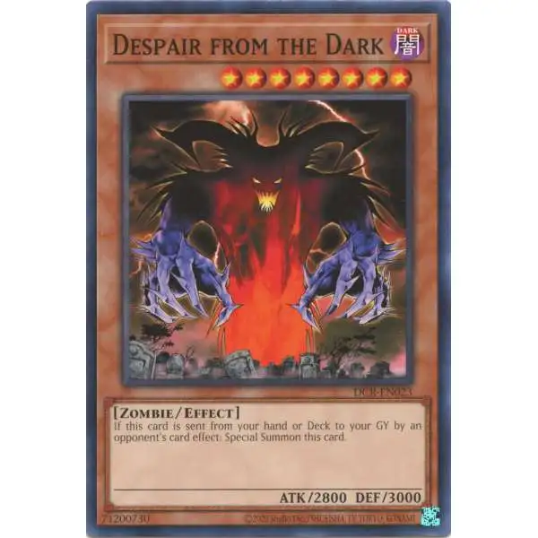 YuGiOh Trading Card Game Dark Crisis 25th Anniversary Common Despair from the Dark DCR-EN023