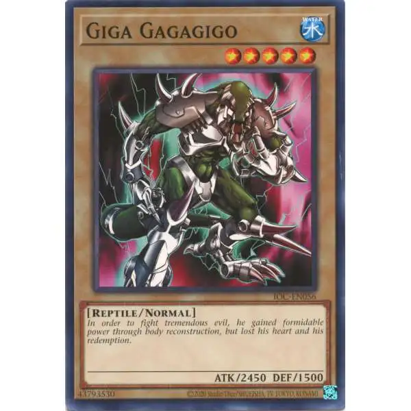 YuGiOh Trading Card Game Invasion of Chaos 25th Anniversary Common Giga Gagagigo IOC-EN056