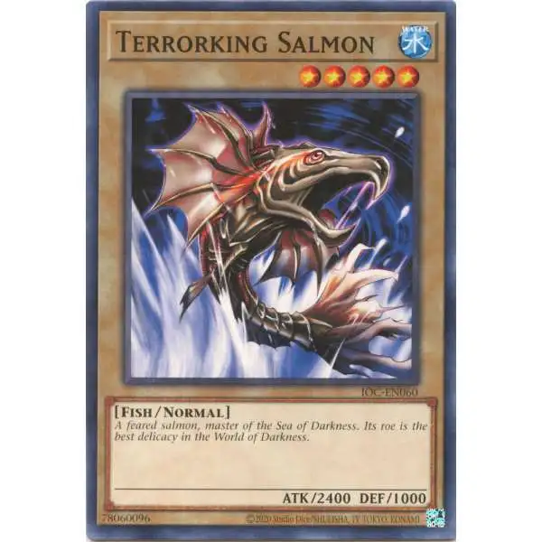 YuGiOh Trading Card Game Invasion of Chaos 25th Anniversary Common Terrorking Salmon IOC-EN060