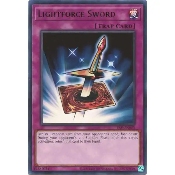 YuGiOh Trading Card Game Pharaoh's Servant 25th Anniversary Rare Lightforce Sword PSV-EN005