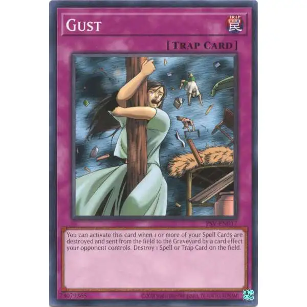 YuGiOh Trading Card Game Pharaoh's Servant 25th Anniversary Common Gust PSV-EN017