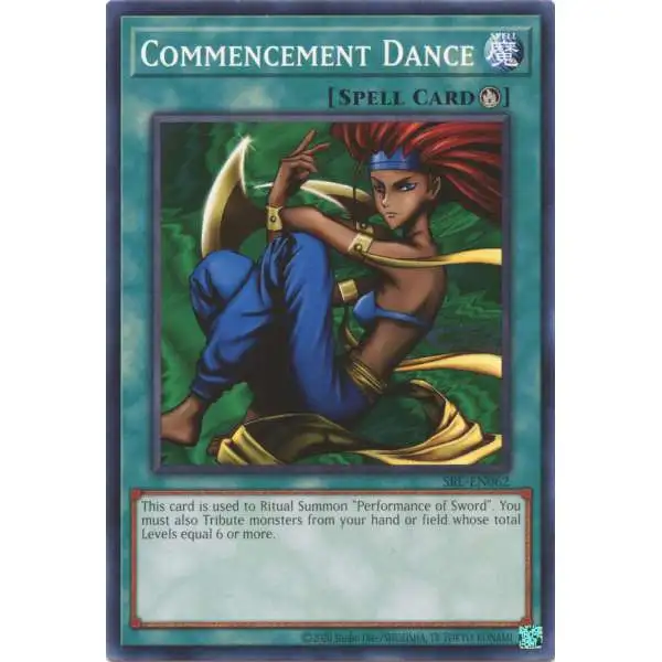 YuGiOh Trading Card Game Spell Ruler 25th Anniversary Common Commencement Dance SRL-EN062