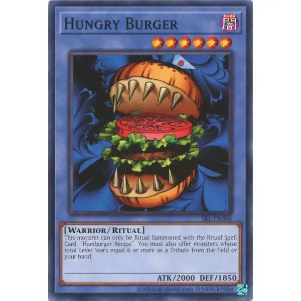 YuGiOh Trading Card Game Spell Ruler 25th Anniversary Common Hungry Burger SRL-EN068