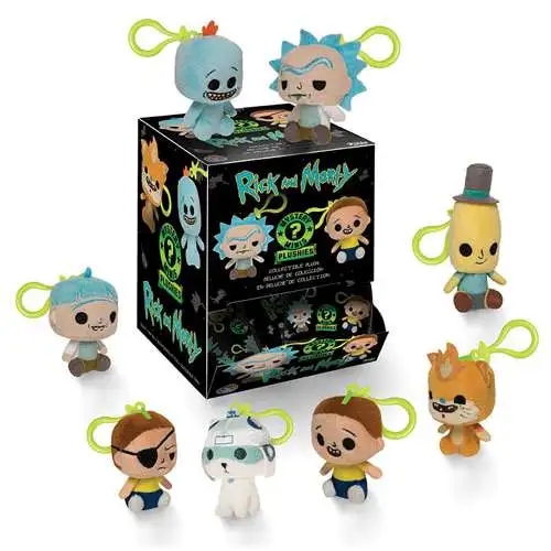 Funko Mystery Minis Plush Keychains Rick & Morty Mystery Box [18 Packs]