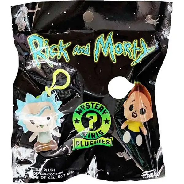 Funko Mystery Minis Plush Keychains Rick & Morty Mystery Pack [1 RANDOM Figure]