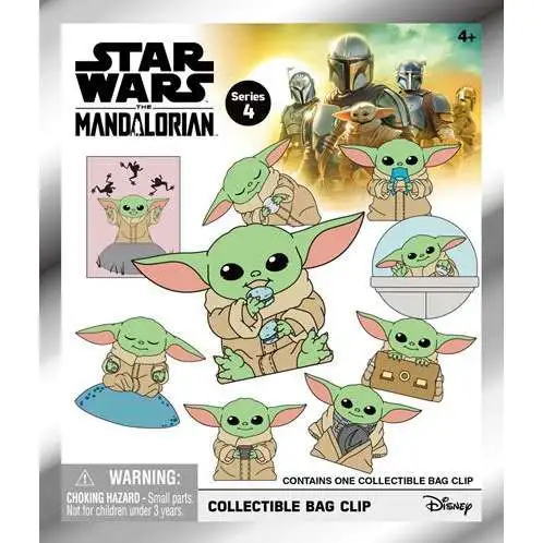 Star Wars 3D Figural Foam Bag Clip Best of Grogu Series 1 Mystery Pack [1 RANDOM Figure]