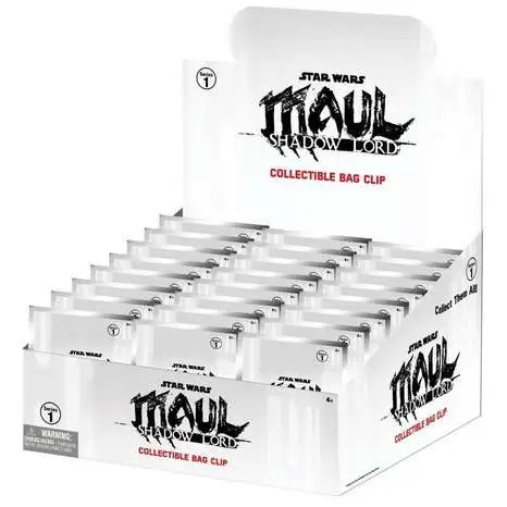 Star Wars 3D Figural Foam Bag Clip Maul: Shadow Lord Series 1 Mystery Box [24 Packs] (Pre-Order ships September)