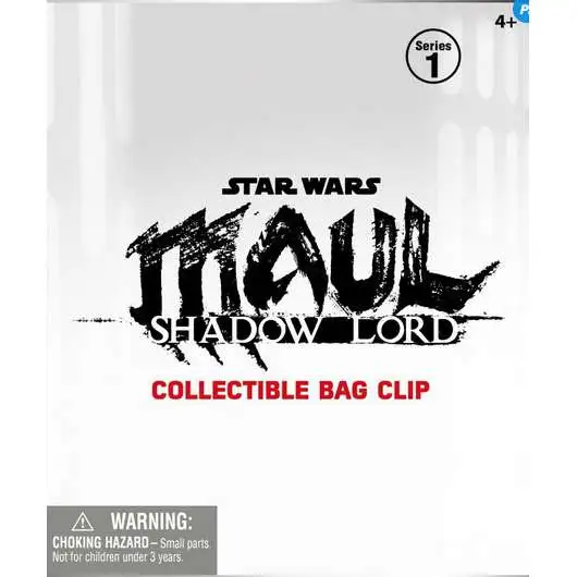 Star Wars 3D Figural Foam Bag Clip Maul: Shadow Lord Series 1 Mystery Pack [1 RANDOM Figure] (Pre-Order ships September)
