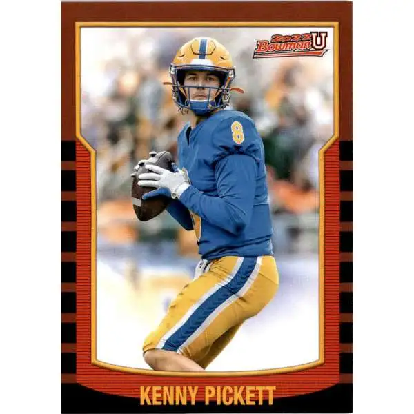 NFL Pittsburgh Panthers 2022 Bowman University Kenny Pickett #2KB-12 [Rookie Card]