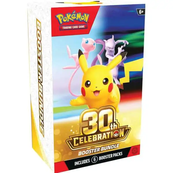 Pokemon 30th Anniversary Celebration Booster Bundle [6 Booster Packs] (Pre-Order ships October)
