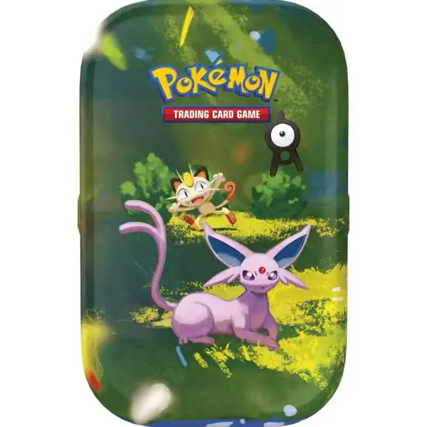 Pokemon 30th Anniversary Celebration Espeon & Meowth Mini Tin [2 Booster Packs, Stickers & Art Card] (Pre-Order ships October)