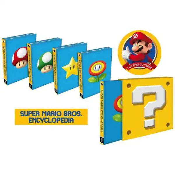 Super Mario Bros. The Official Guide to the First 30 Years Hardcover Book [Limited Edition]