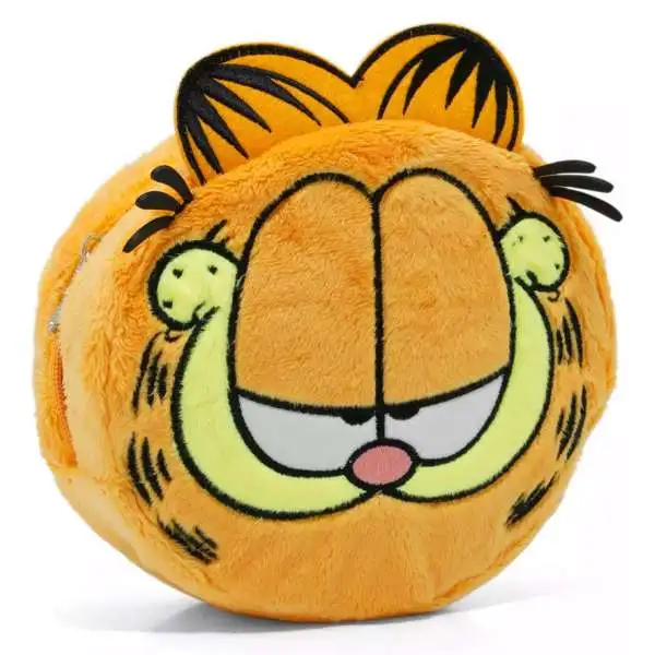 Garfield Face Fuzzy Makeup Bag
