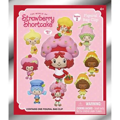 3D Figural Foam Bag Clip Strawberry Shortcake Series 2 Mystery Pack [1 RANDOM Figure]