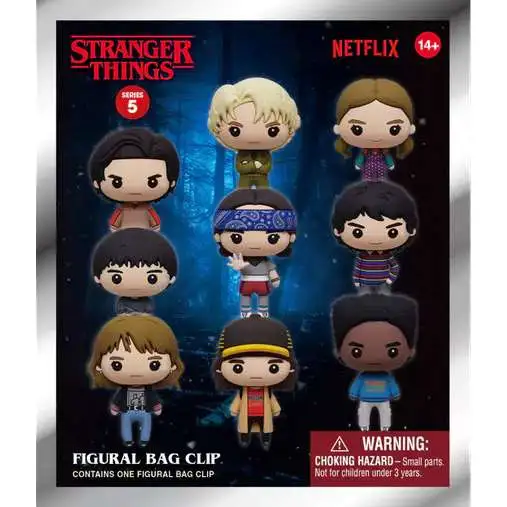 3D Figural Foam Bag Clip Stranger Things Series 5 Mystery Pack [1 RANDOM Figure]