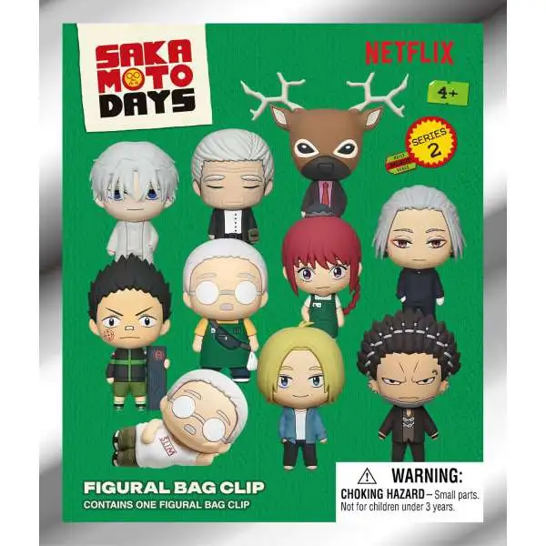 3D Figural Foam Bag Clip Sakamoto Days Series 2 Mystery Pack [1 RANDOM Figure]