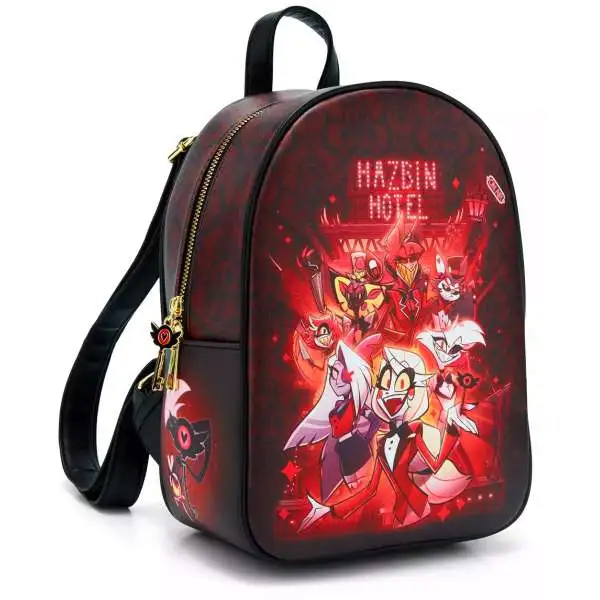 hazbin hotel mini backpack Witches Charlie + Vaggie *LIMITED STOCK* Hazbin Hotel Angel Dust Spiderweb