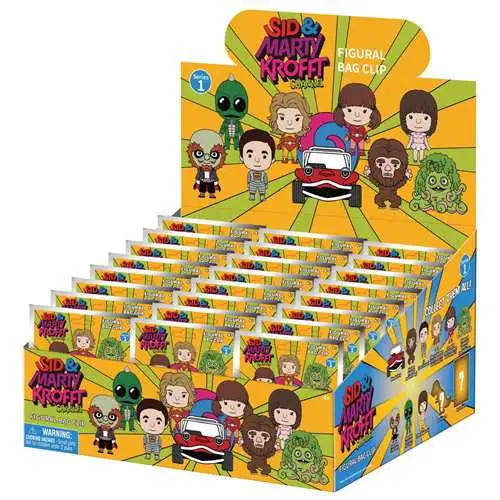 Disney 3D Figural Keyring Sid & Marty Krofft Channel Series 1 Mystery Box [24 Packs]