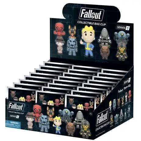 3D Figural Foam Bag Clip Fallout Series 1 Mystery Box [24 Packs]