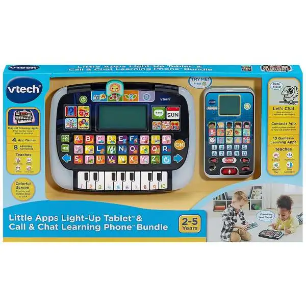 V-Tech Little Apps Light-Up Tablet & Call & Chat Learning Phone