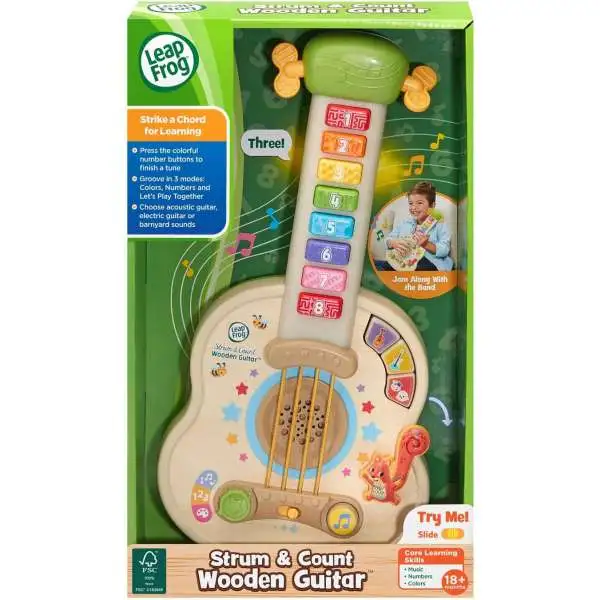 LeapFrog Strum & Count Wooden Guitar