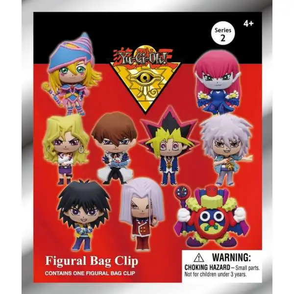 3D Figural Foam Bag Clip YuGiOh Series 2 2-Inch Mystery Pack [1 RANDOM Figure] (Pre-Order ships July)