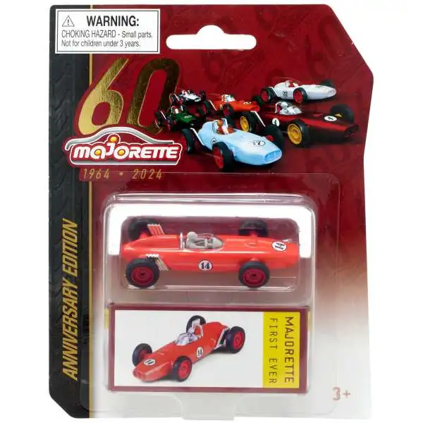 60th Anniversary Anniversary Edition Majorette First Ever Diecast Car [Orange]