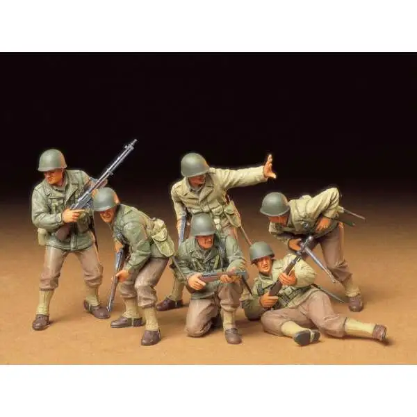 Tamiya USA Military Miniature U.S. Army Assault Infantry Model Kit