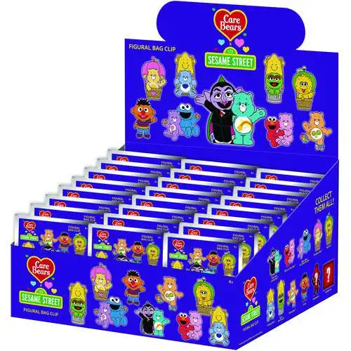 Care Bears x Sesame Street 3D Figural Foam Bag Clip Care Bears x