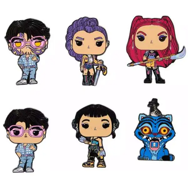 KPop Demon Hunters Enamel Pin 1.25-Inch Mystery Pack [1 RANDOM Pin, Loungefly]