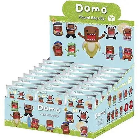 Domo 3D Figural Foam Bag Clip Domo-Kun Series 1 Mystery Box 24