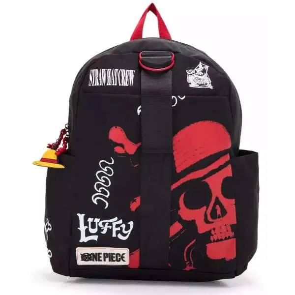 One Piece Straw Hat Hardware 16 Backpack Bioworld - ToyWiz