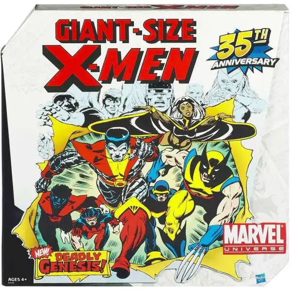 Marvel Universe 35th Anniversary Giant Size X-Men Action Figure 6-Pack [Wolverine, Nightcrawler, Storm, Cyclops, Colossus & Thunderbird]