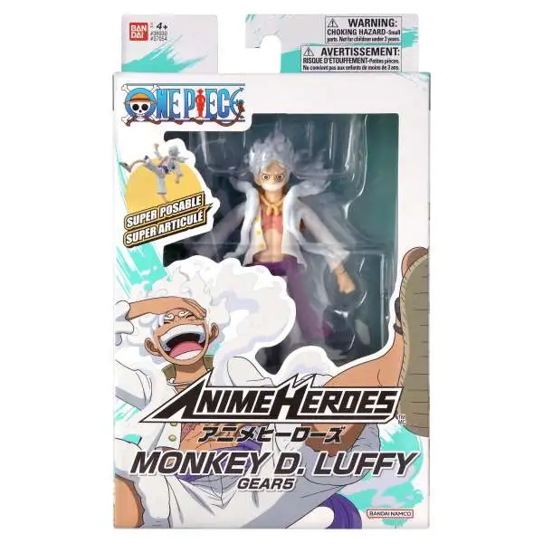 One Piece Anime Heroes Gear 5 Monkey D. Luffy Action Figure